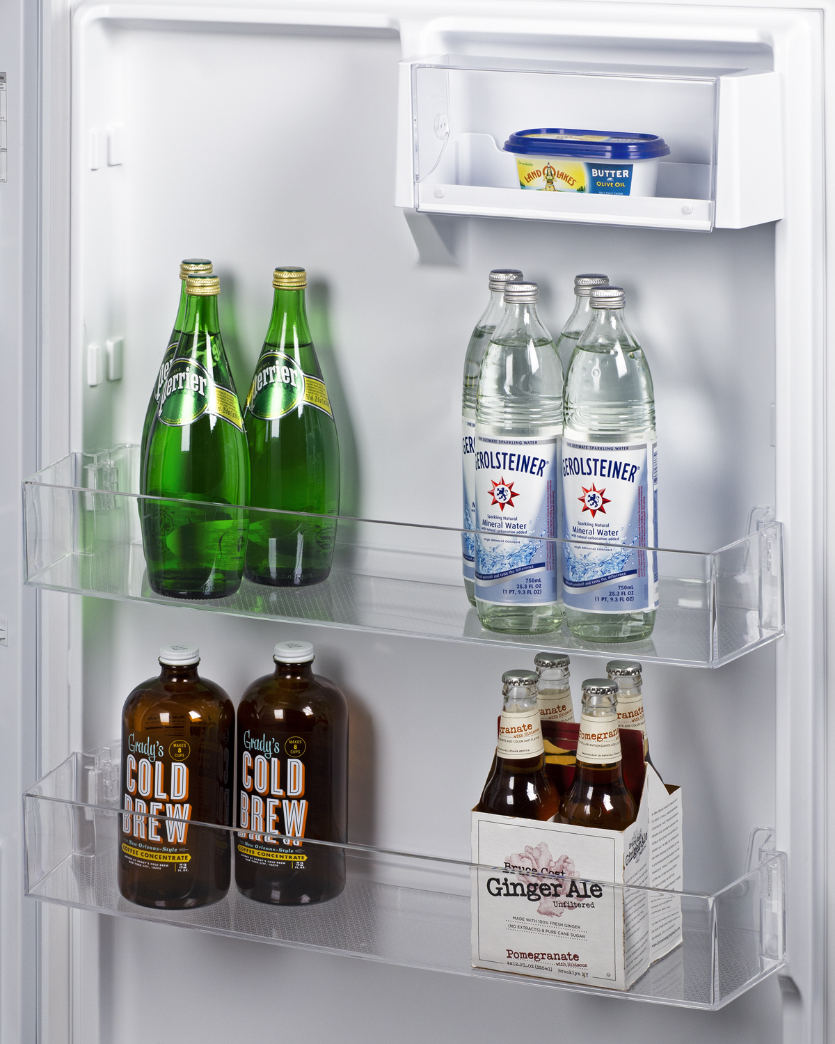 18 cu.ft. break room refrigerator-freezer in stainless steel with NIST calibrated alarm/thermometers